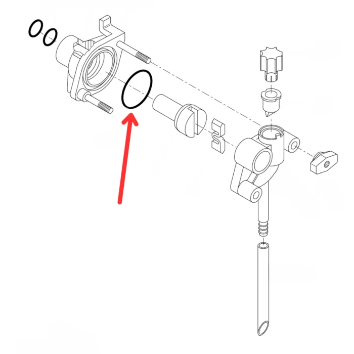 O-ring korpusu pompy ECOWIP - obrazek 2