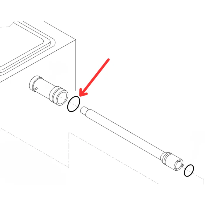 O-ring pod głowicę Carpigiani Jetwip - Oryginał - obrazek 2