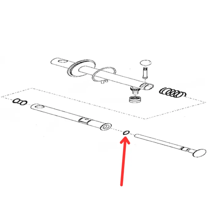 O-ring wewnętrzny wylewki Pastomaster 120 RTL, XPL P - 180 RTL - obrazek 2