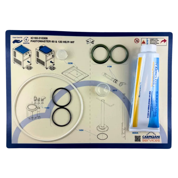 Zestaw uszczelek Carpigiani Pastomaster 60&120 HE/P-WF - oryginał