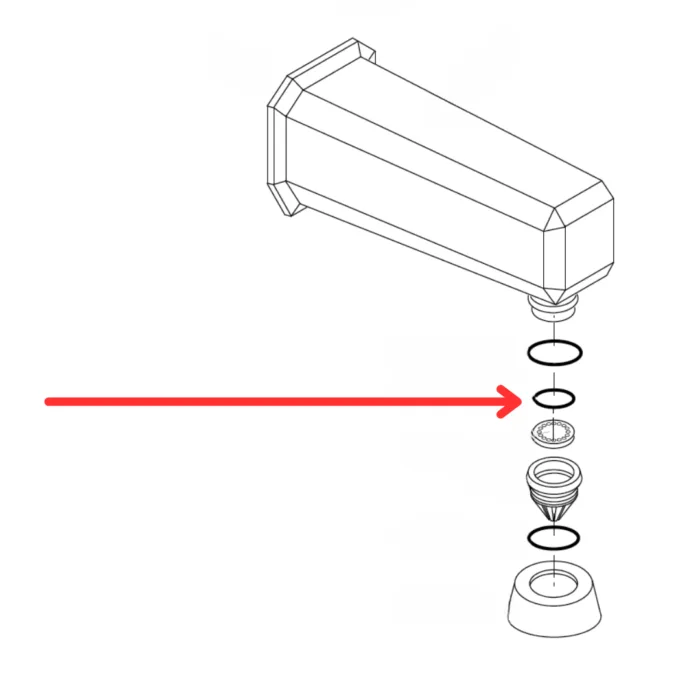 O-ring wewnętrzny nacinaka - obrazek 2