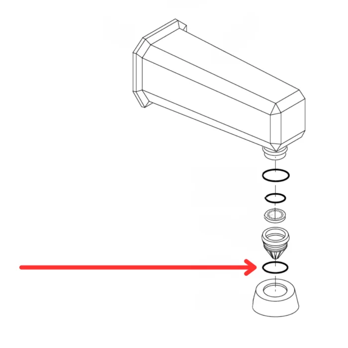 o-ring zewnętrzny nacinaka - obrazek 4