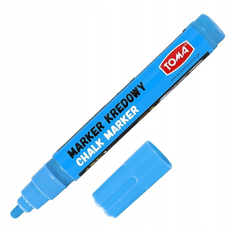 Marker kredowy niebieski