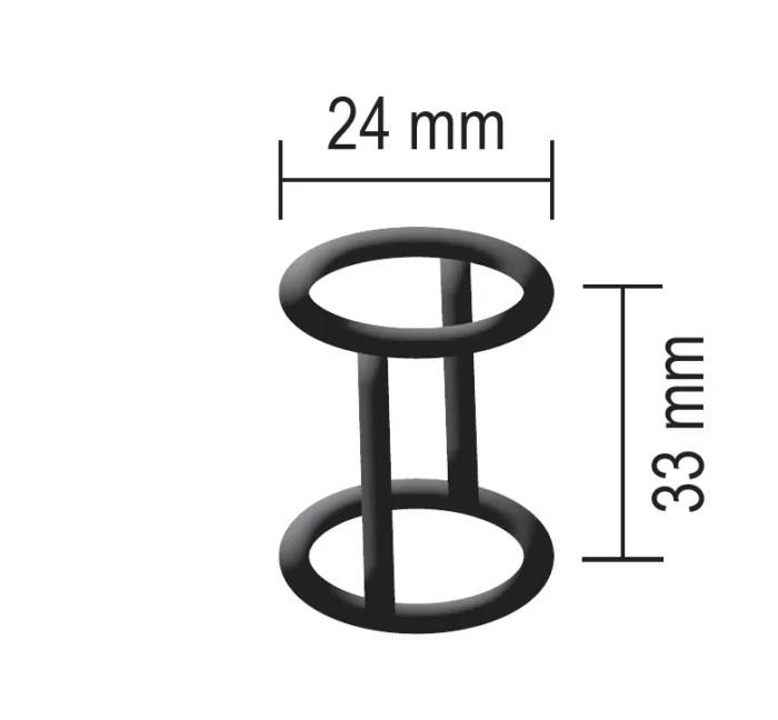 Uszczelka tłoka centralnego 24X33